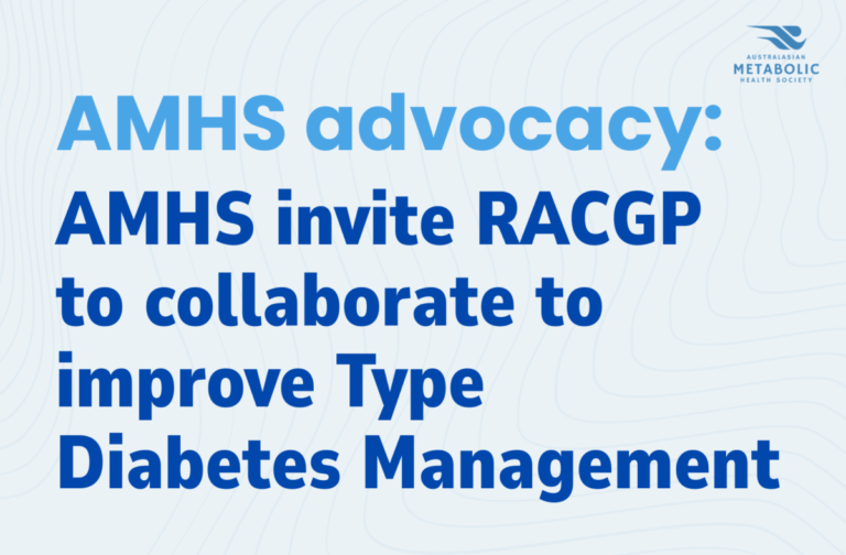 AMHS advocacy – ‘AMHS invite RACGP to collaborate to improve Type Diabetes Management’